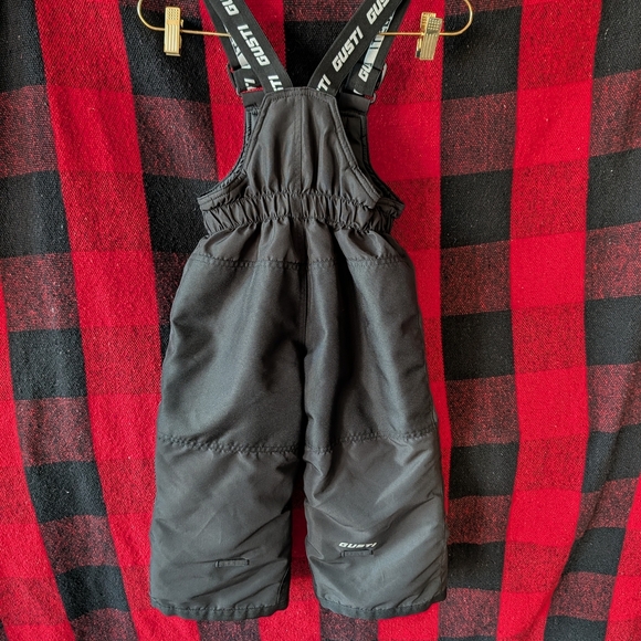 🖤 Gusti Black Kids Snow Pants - Picture 2 of 3